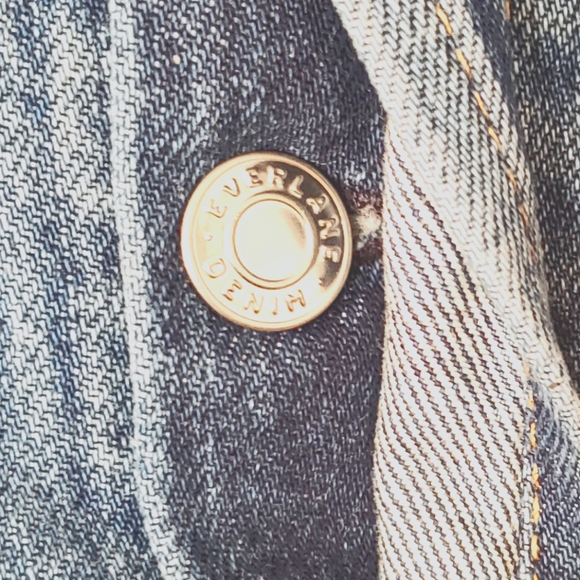 Everlane The Cheeky Jean Medium Wash Button Fly, Size 32 Regular - Picture 3 of 11